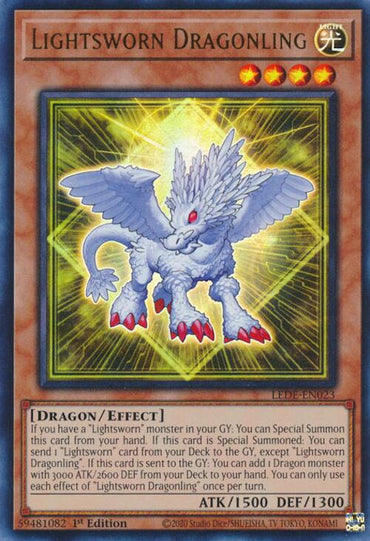 Lightsworn Dragonling [LEDE-EN023] Ultra Rare