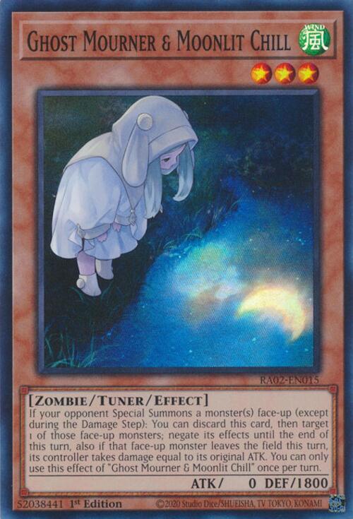 Ghost Mourner & Moonlit Chill (Alternate Art) [RA02-EN015] Super Rare