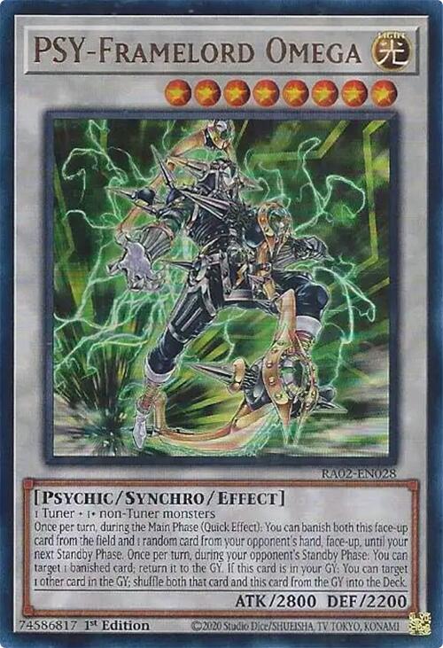 PSY-Framelord Omega (UR) [RA02-EN028] Ultra Rare