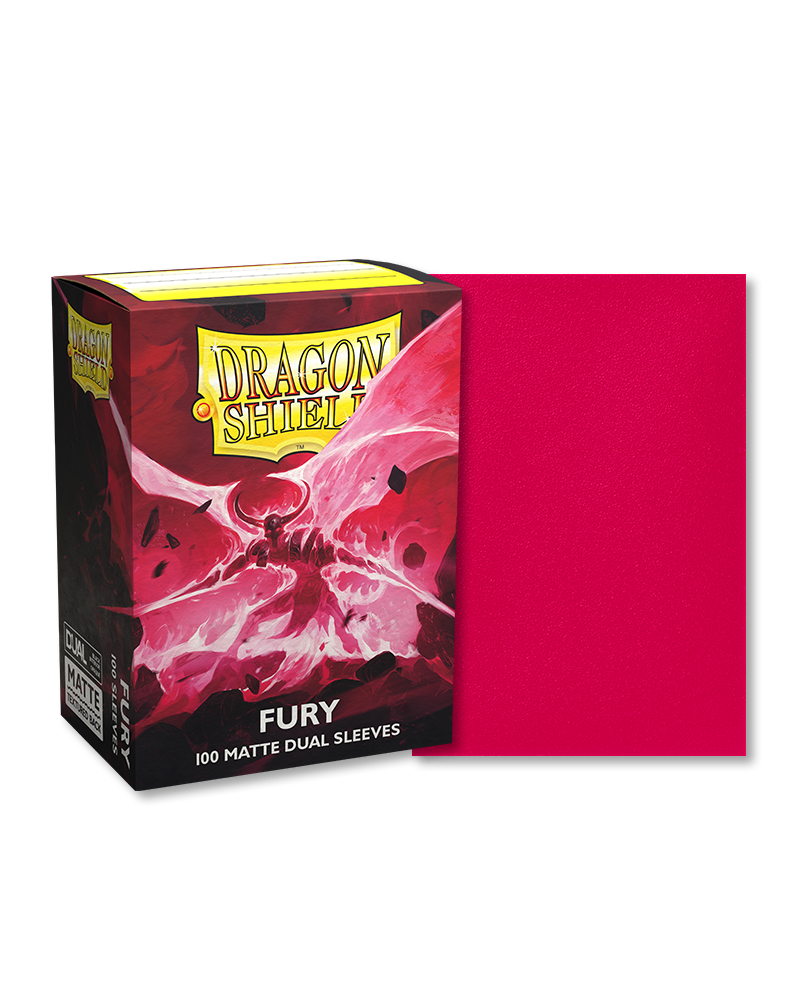 Dragon Shield - 100ct Standard Size - Dual - Fury Matte