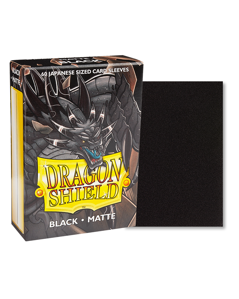 Dragon Shield - 60ct Japanese Size - Black Matte