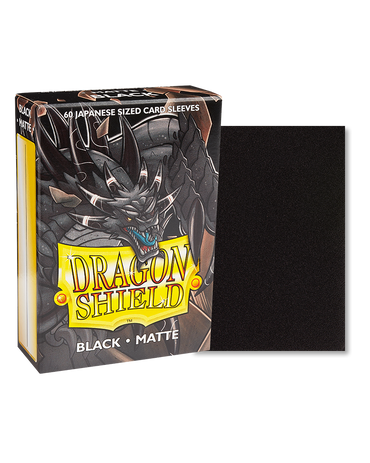 Dragon Shield - 60ct Japanese Size - Black Matte