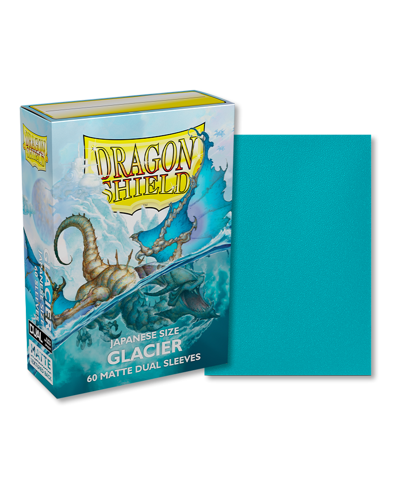 Dragon Shield - 60ct Japanese Size - Dual - Glacier Matte